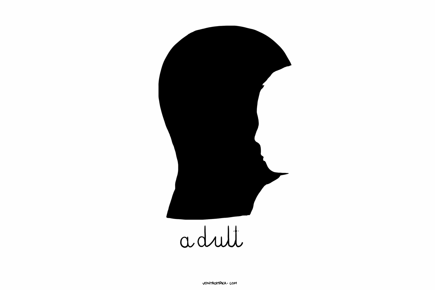 adult. a dull