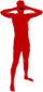czerwony ludzik
