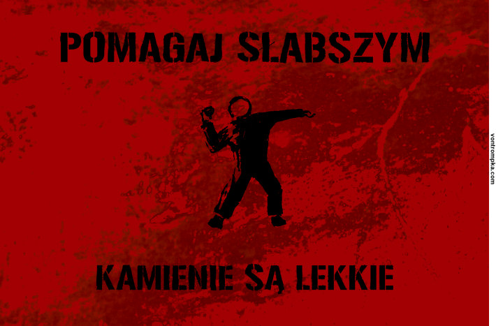 pomagaj słabszym - kamienie są lekkie