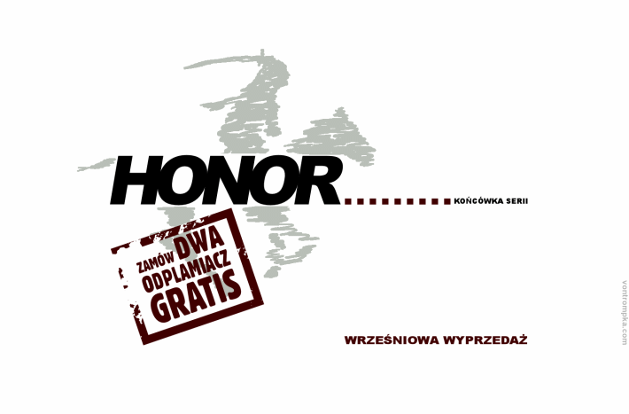 honor. końcówka serii. wrześniowa wyprzedaż.