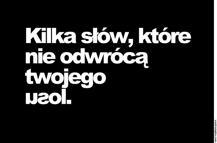 kilka słów, które nie odwrócą twojego losu