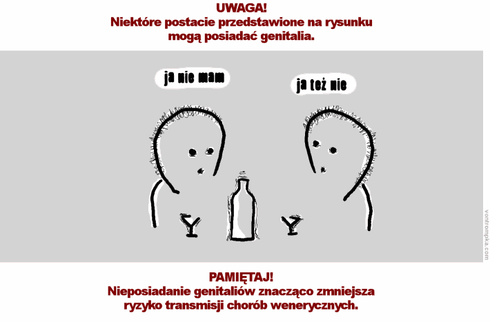 uwaga! niektóre postacie przedstawione na rysunku mogą posiadać genitalia.