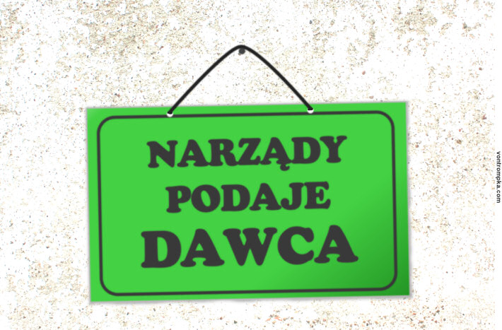 narządy podaje dawca