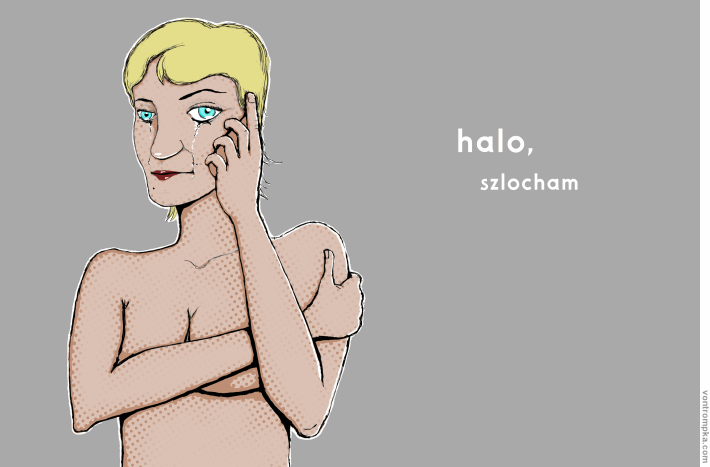 halo, szlocham