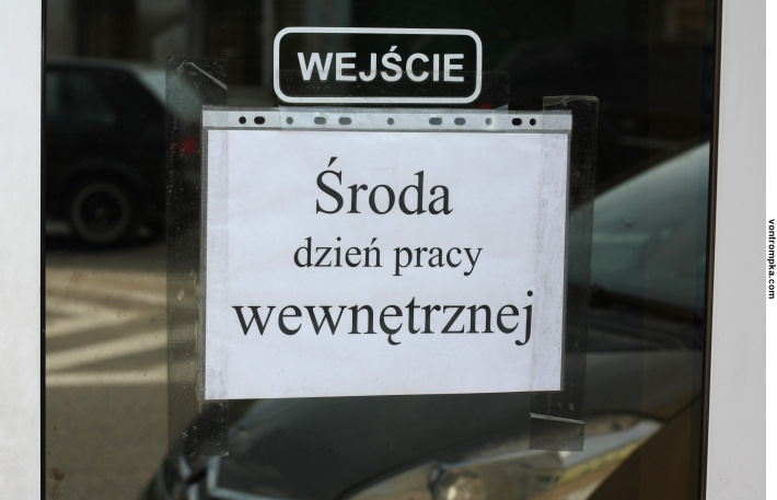 środa dzień pracy wewnętrznej