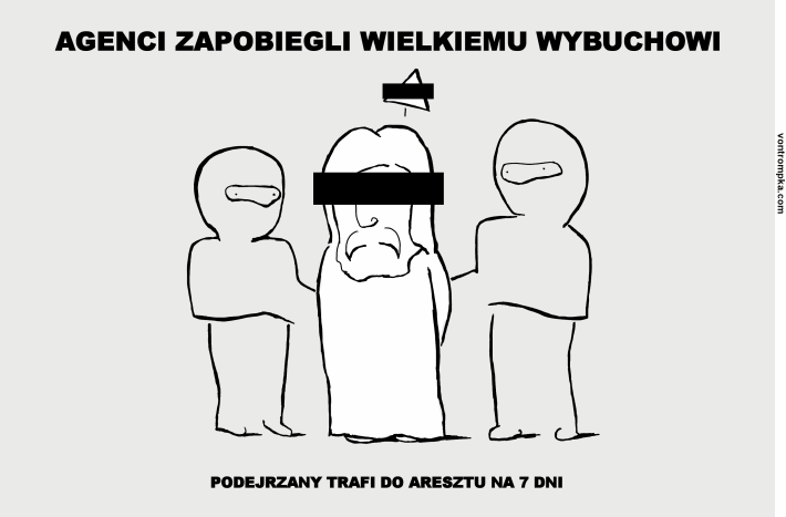 agenci zapobiegli wielkiemu wybuchowi podejrzany trafi do aresztu na 7 dni