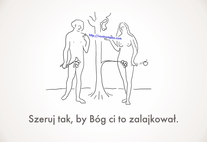 szeruj tak, by bóg ci to zalajkował