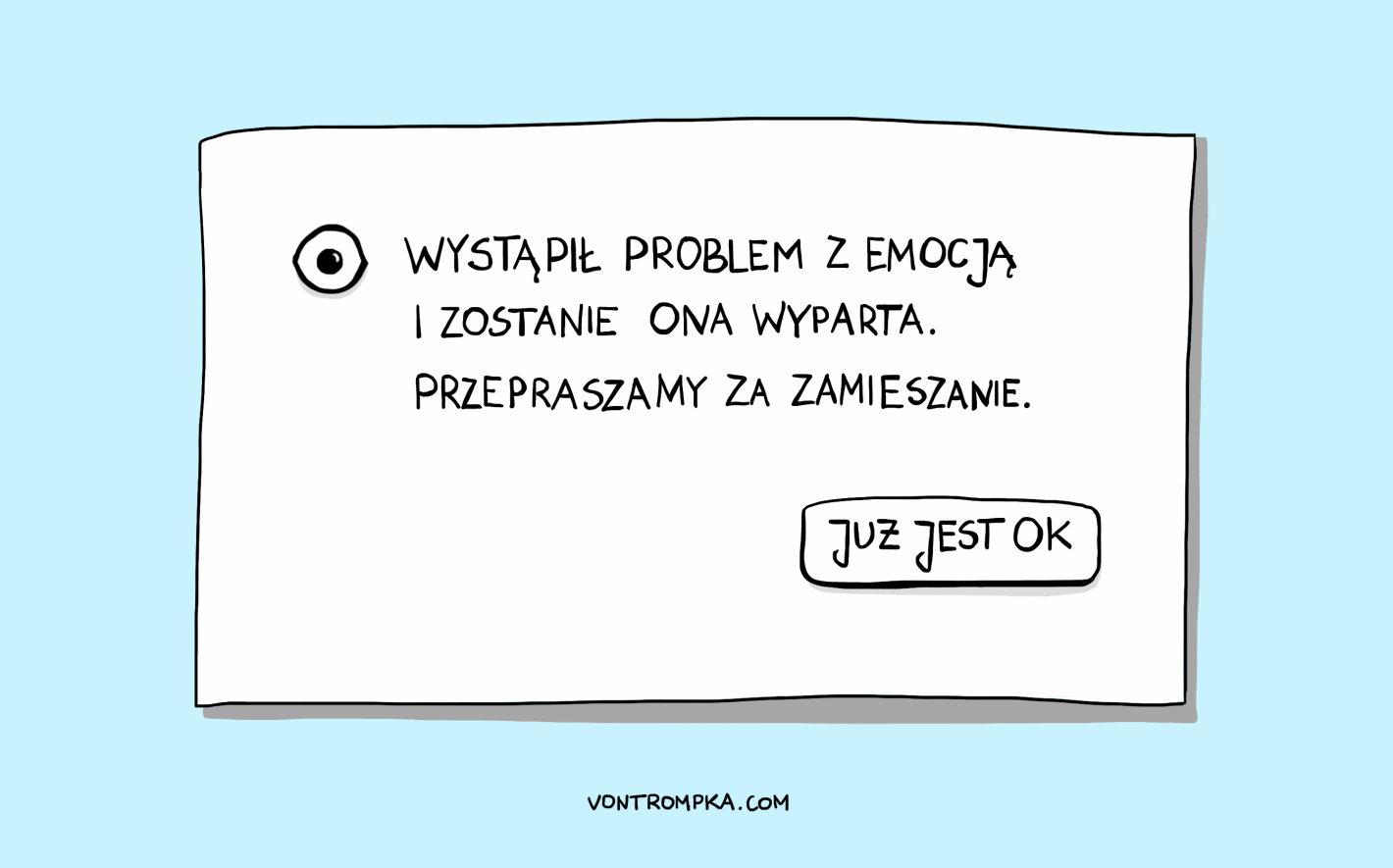 wystąpił problem z emocją i zostanie ona wyparta. przepraszamy za zamieszanie. już jest ok.