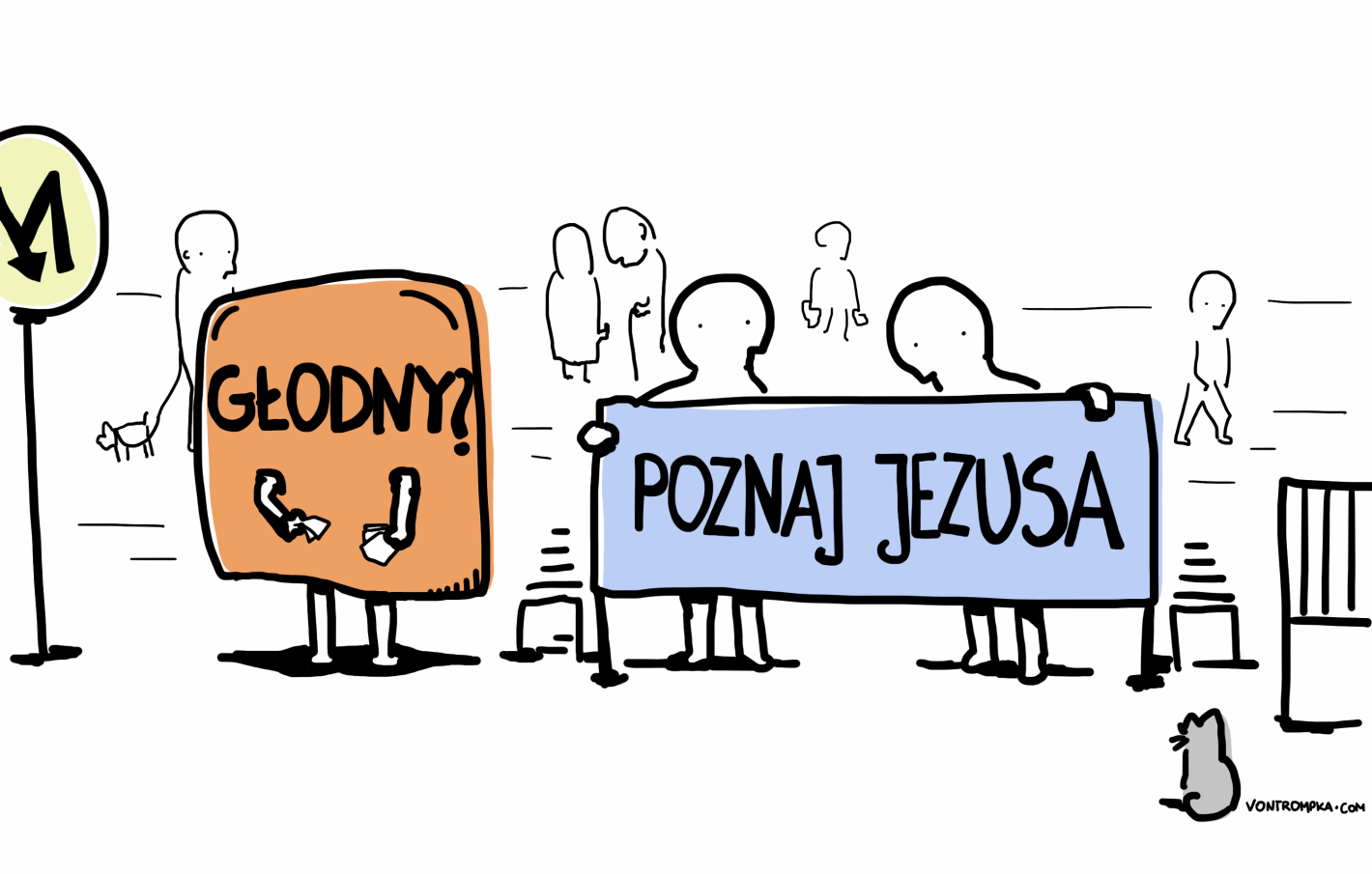 głodny? poznaj Jezusa.