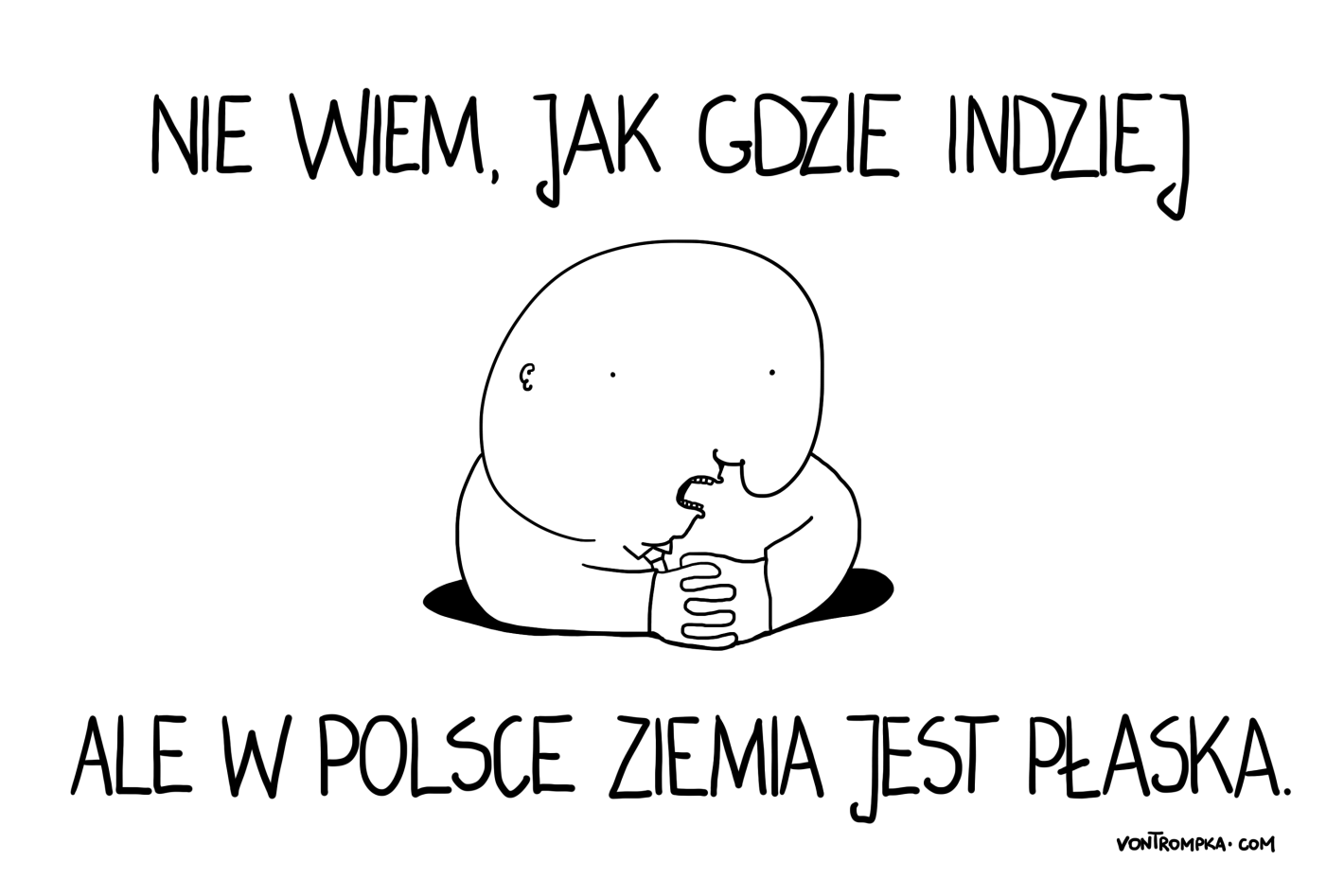 nie wiem, jak gdzie indziej, ale w Polsce ziemia jest płaska