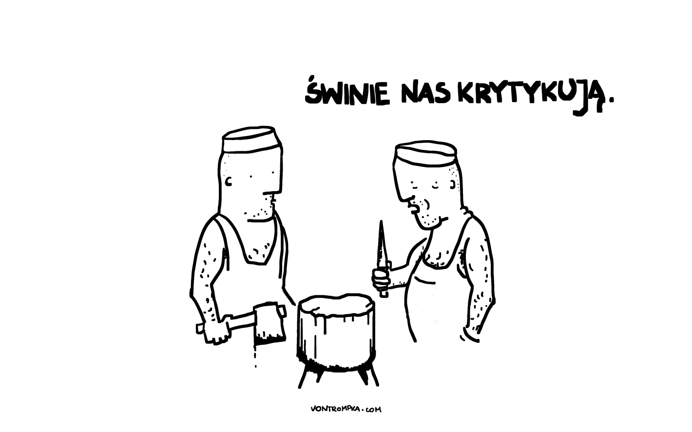 świnie nas krytykują