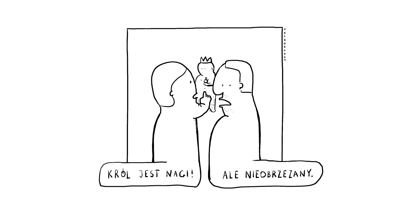 król jest nagi! ale nieobrzezany